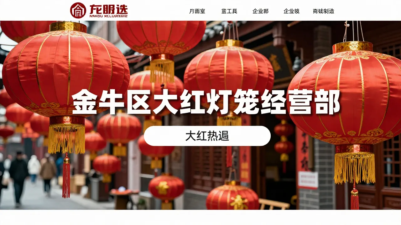 金牛区大红灯笼经营部 首页主视觉